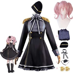 Cosplay Anime Spy Classroom Room Annette Bouga Cosplay Costume Wig Sexy Woman Dress School Student Uniform Hallowen Carnival Party Suit
