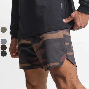 Lu lu Yoga Men Summer Casual Back Pocket Design Kamuflage Shorts Running Sports trening sznurka w talii Shorta