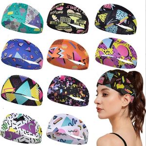 Yoga utgör lyxiga pannband kvinnor breda headwrap turban head wrap band pannband för kvinnor träning som kör hårband