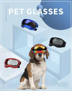 Óculos para animais de estimação com roupas para cães: óculos de sol grandes e anti-UV, acessórios para produtos de óculos grandes