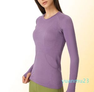 Women Crewneck Sweatshirts Long Sleeve Yoga Shirts Slim Black Running Sports Tops Mesh Breathable Tshirts Quick