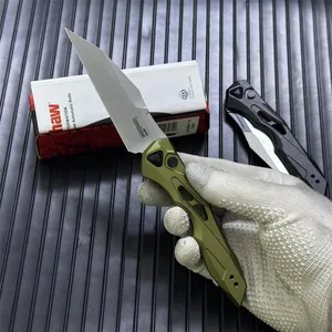 Kershaw 7650 Launch 13 AUTO Folding Knife 3.5" Two-Tone CPM-154 Blade Anodized Aluminum Handles Outdoor Camp Hunt Rescue Pocket Knives 7650BLUBL 7650OL EDC tools
