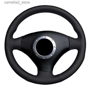 Steering Wheel Covers Customized Original DIY Car Steering Wheel Cover For Audi A2 8Z A3 8L Sportback A4 B6 Avant A6 C5 A8 D2 TT 8N S3 S4 RS 4 RS 6 Q231016