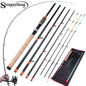 Boat Fishing Rods Sougayilang Feeder Fishing Rods Ultralight Carbon Fiber Carp Fishing Rod Max Dra 15Kg with L M H Power for Bass Carp Trout Pesca 231016