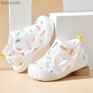 İlk Yürüteçler Çocuk Yaz Sandalet Bebek Nefes Alabilir Hava Ayakkabı Bebek Terlik Anti-kayma Yumuşak taban İlk Yürüyüşçüler Bebek Hafif Ayakkabılar 1-4TL231016