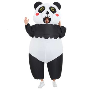 Cosplay New Anime Animal Panda Ierable Costume Suits Dress Purim Christmas Halloween Party Cosplay för vuxen rollspel