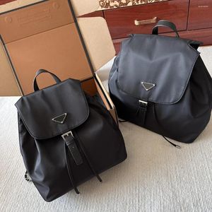 School Bags Quality 1:1 2023 P Family Backpack Bag Top Fashion Luxury Chain Casual Durable Classic