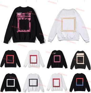 Męskie bluzy bluzy męskie Hip Hop Men Streetwear Man Womens Projektanci Hooda Hoodys Hoodys Street Pullover Bluza Ubrania Offs Białe topy H6E