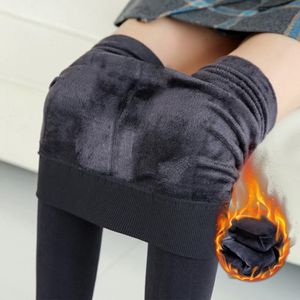 Womens Leggings Winter Knitting Velvet Casual Legging High Elastic Ladys Warm Pants Skinny for Women Polar Pantyhose 231016