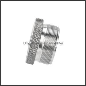 Fittings Fittings 1/2-28 5/8-24 Titanium Gr5 Trap Replacement Threaded End Cap 1.375X24 For Modar Soent Metric Screw 1-3/8X24 Automobi Dhojn