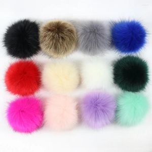 Schals 12 Stück 8 cm Kunstfell-Pompoms, flauschige Bommelbälle, Plüsch-Mütze, Schuhe, Tasche, Schlüsselanhänger, Kleidungszubehör, DIY-Handwerk