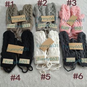 5pcs autumn winter Ladies' twine and fleece gloves man Outdoor Solid wool knitting WOMAN fashion Five Fingers Glove s Rice touch screen knit gloves Christmas
