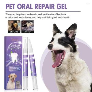 Vestuário para cães, gel de limpeza para dentes de animais de estimação, desodorante limpo, solução oral para gatos, filhotes, refrescante de respiração, acessórios