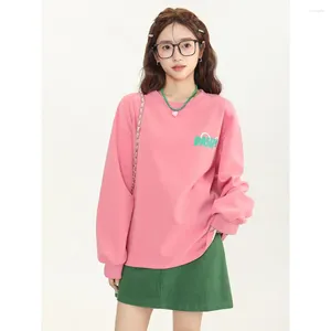 Abiti da lavoro Due pezzi Set di magliette da donna Pullover con stampa di lettere Felpe con cappuccio oversize Solido Vita alta Gonna tubino verde Donna 2 pezzi