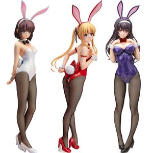 Finger Toys Eriri Spencer Sawamura Bunny Ver. Pvc Figure Saekano How to Raise A Boring Girlfriend Anime Figure Sexy Girl Action Figure Toys