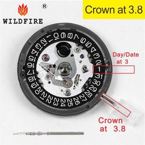 Kit di riparazione orologio NH35 Corona a 3,8 Giappone originale Nh35A Nh36A Movimento automatico a carica automatica Data/giorno Parte di ricambio per Mod