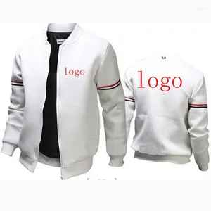Męskie bluzy logo Dostosowanie z kapturem długie rękawy Walcz Kurtki Outdoor Wysokiej jakości moda na suwak zip płaszcze