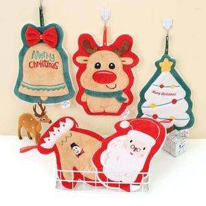 Towel 2023 Quick Drying Festive Hand Christmas For Kitchen And Bathroom Quick-drying Rag