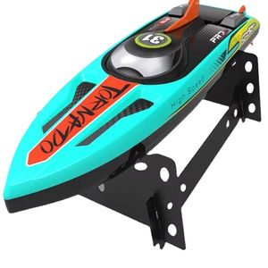 Henglong 3789 velocidade sem escova rc barco modelo 2900kv motor elétrico meninos crianças à prova dwaterproof água auto-giro brinquedo de água presente