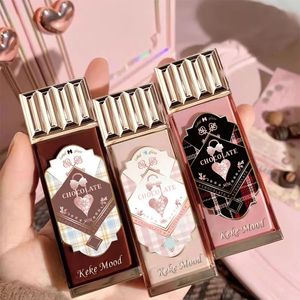 Lipstick Flower Knows Chocolate Shop Cloud Lip Cream Delicate Clear Thin Autumn and Winter Milk Tea Color 231013