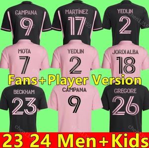 Miami Sportswear Inter Miami Futebol Jerseys CF Messis Martinez Higuain MLS Mulheres Homens Camisas de Futebol Jogador Fãs Versão Uniforme Pré Jogo