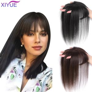 Bangs 3D Invisible Seamless Head Hair Water Ripple Air Overhead Natural Replacement Cover White 231013