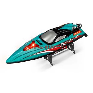 70 km/h höghastighetsradio Remote Control Boat Speedboat 200m Neting Unook Capsized Återställ vattentät racinginduktion RC Boat Toy