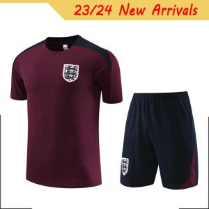 2023-24 BarcelonaS Herren England Kurzarmanzug Trainingsanzüge PARIS Training Fußballanzüge Größe XXL Farbe Grün Schwarz