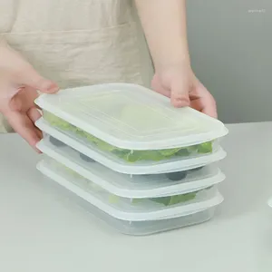 Förvaringsflaskor kök kylskåp mat förseglade crisper containrar arrangör tillbehör färsk frukt grönsaker biff box