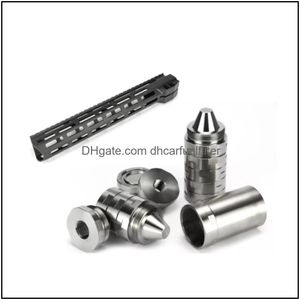 7L-15L Lightweight Mlok Handguard with GR5 Titanium Dodecagonal Sound Trap and Quick Detach Nut