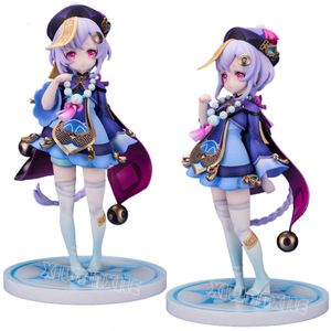 Finger Toys 23cm Genshin Impact Qiqi Anime Figure Genshin Impact Klee Action Figur Hu Tao/Paimon Figurine Collection Model Doll Toers Gifts