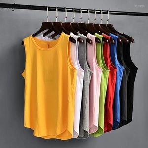 Men's Tank Tops Men Large Size Tanks S-5XL Soft Oversize Colorful O-neck Basic Solid Leisure Underwear Males Trendy High Quality Teenagers