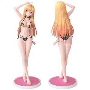 Brinquedos de dedo 23cm meu vestido querido marin kitagawa sexy anime figura marin kitagawa bikini figura de ação adulto coleção modelo boneca brinquedos