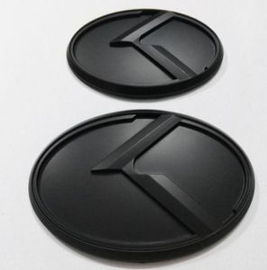 2pcs Yeni 3D Black K logo rozeti amblem etiketi fit kia optima k5 20112018car emblems5110938