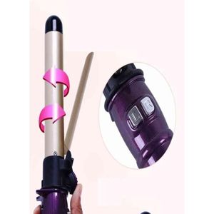 Curling Irons Matic Hair Curler Stick Professional Rotating Iron Ceramic Roll 360Gree Rotation Tools Drop Delivery Products Care St DHT3G