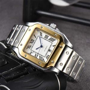 Herren/Damen Uhrengehäuse Herren Uhrwerk Luxus Rosenquarz Gold Schmuck Schnalle Modedesign Montre De L