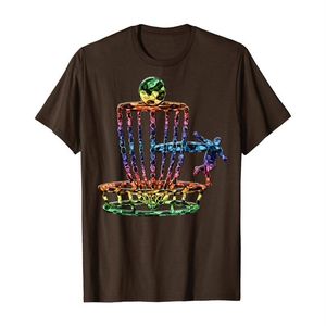 ヴィンテージディスクゴルフアートディスクゴルフTシャツ2040