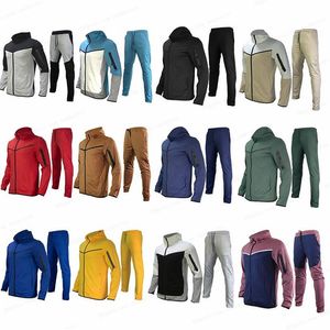 NK Uomo Sportwear Tech Fleece Tute Uomo Donna Windrunner Moda Felpe con cappuccio Multicolor Tuta Designer Giacche Set Uomo Lett2301