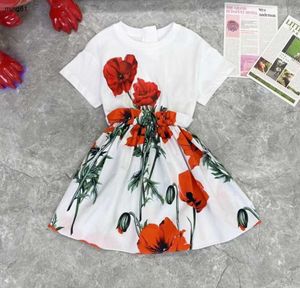 Marka Tasarımcı Kız Elbise Çocuklar Çiçek Prenses Parti Elbiseleri Çocuk Giysileri Doğum Günü Düğün Elbise Bebek Giyim