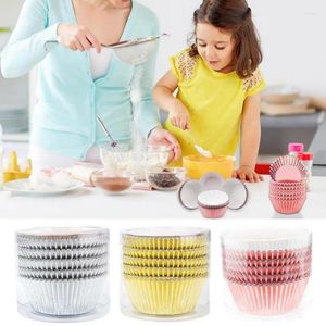 Bakeware Tools Muffin Cups Cake Paper Baking Cup Tray Case Pastry Party Supplies Rolled