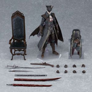 Finger Toys Figma #536 Bloodborne Anime Figure Lady Maria of the Astral Clocktower Action Figur The Old Hunters Edition Figurine Doll Toys