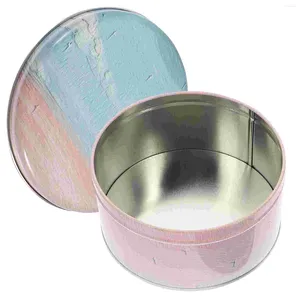 Storage Bottles Cookie Box Tins Lids Empty Cookies Jar Jars Candy Containers Metal Biscuit