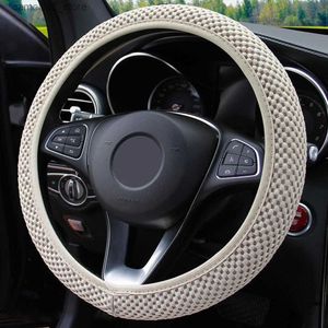 Steering Wheel Covers Universal Car Cover Breathable Anti Slip Suitable 38cm Auto Decoration Silk Protector Q231017