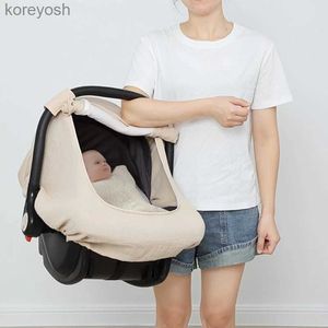 Bassinets Cradles bebek sepet arabası kapağı Çok kullanımı çok kullanın annelik emzirme hemşirelik battaniyesi rüzgar geçirmez güneşlik kapak koruyucusu dropshippingl231016