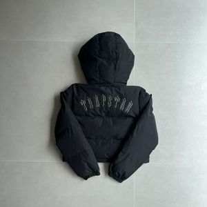 Designer damskie kurtki londyńskie płaszcz 2023essss Trapstar Winterjacke Hafted Down Jacket