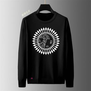 Herrdesigner vårkvinnor tröja långärmad jumper crewneck tecknad stickad high-end jacquard stickad tröja kappa topp m-4x v45