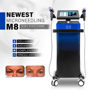 Máquina fracionária de Microneedle RF Microneedling para pele Llifting Equipamento de remoção de cicatrizes de acne Dispositivo de tratamento de estrias com 2 anos de garantia