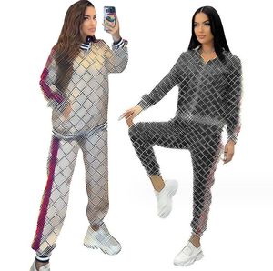 Kadınların Takipleri 2023gity Sonbahar/Kış Yeni Fermuarı Cep Ceketi Kadınlar İki Parçalı Set Moda Kadın Seti