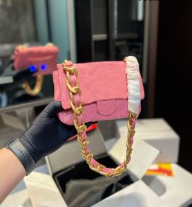 Mini borsa a tracolla classica Borsa alla moda di design di marca Pelle di agnello Modello originale Hardware di alta qualità