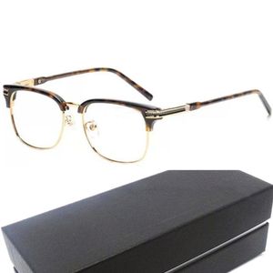 Luxur-Desig Star 69 homens negócios óculos de sobrancelha armação lentes de demonstração para pr importado plano-metal Glasse53-18-145 para miopia R261k